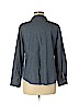 Ann Taylor LOFT Outlet Blue Long Sleeve Button-Down Shirt Size M (petite) - photo 2
