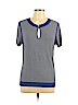 Tory Burch Blue Short Sleeve Top Size L - photo 1