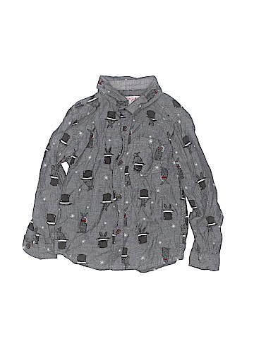 Cat & Jack Long Sleeve Button-Down Shirt (view 1)