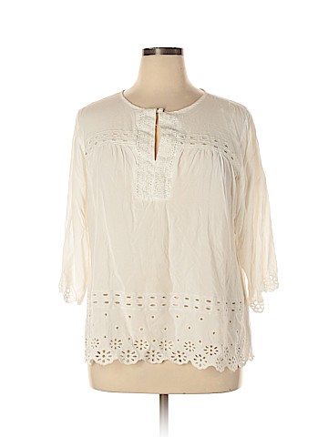 Saltaire 3/4 Sleeve Blouse (view 1)