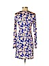 Diane von Furstenberg 100% Silk Blue Casual Dress Size 0 - photo 2