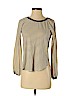 Lucky Brand 100% Rayon Tan Long Sleeve Top Size S (petite) - photo 1