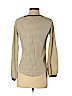 Lucky Brand 100% Rayon Tan Long Sleeve Top Size S (petite) - photo 2