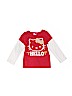 Hello Kitty Red Long Sleeve T-Shirt Size 3T - photo 1