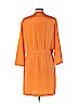 Theory 100% Polyester Orange Casual Dress Size 12 - photo 2