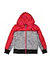 Air Jordan 100% Polyester Red Zip Up Hoodie Size 8 - 10 - photo 1