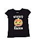 The Children's Place 100% Cotton Black Short Sleeve T-Shirt Size 4T - photo 1