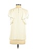 Zara Ivory Short Sleeve Blouse Size S - photo 2