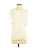 Zara Ivory Short Sleeve Blouse Size S - photo 1