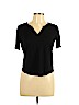 Madewell 100% Viscose Black Short Sleeve Top Size S - photo 1