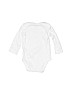 Carter's 100% Cotton White Long Sleeve Onesie Size 6 - photo 2