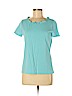 Talbots 100% Cotton Blue Short Sleeve Top Size M (petite) - photo 1