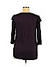 Ava & Viv Purple 3/4 Sleeve Top Size 1X - photo 2