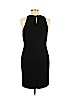 Ann Taylor 100% Polyester Black Casual Dress Size 12 (petite) - photo 2