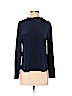 J.Crew 100% Silk Blue Long Sleeve Silk Top Size 2 (petite) - photo 1