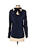 J.Crew 100% Silk Blue Long Sleeve Silk Top Size 2 (petite) - photo 2