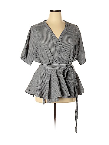 FASHION TO FIGURE Short Sleeve Blouse (view 1)