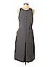 Banana Republic 100% Polyester Gray Casual Dress Size 8 - photo 1