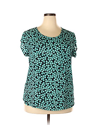 Ann Taylor Factory Short Sleeve Blouse (view 1)