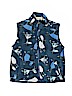 Assorted Brands 100% Polyester Print Blue Fleece Jacket Size 9-10 - photo 1