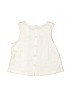 K.C. Parker 100% Cotton Ivory Sleeveless Blouse Size 7 - photo 2