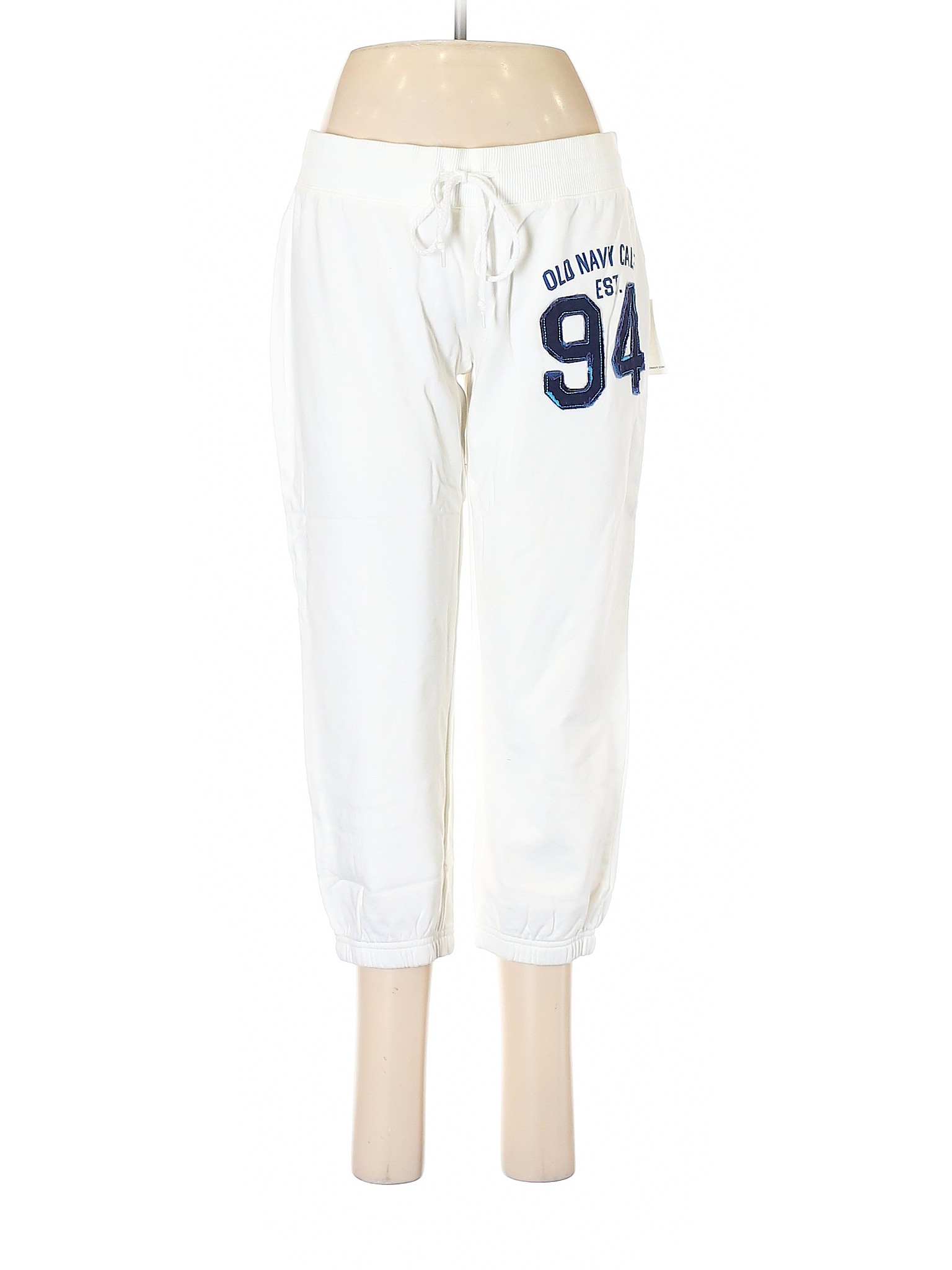 old navy white sweatpants