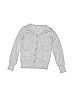 Basic Orchestra 100% Cotton Solid Gray Cardigan Size 6 - photo 1