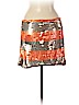 Parker 100% Polyester Orange Casual Skirt Size M - photo 2