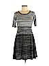 London Times 100% Acrylic Gray Casual Dress Size M (petite) - photo 1