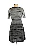 London Times 100% Acrylic Gray Casual Dress Size M (petite) - photo 2