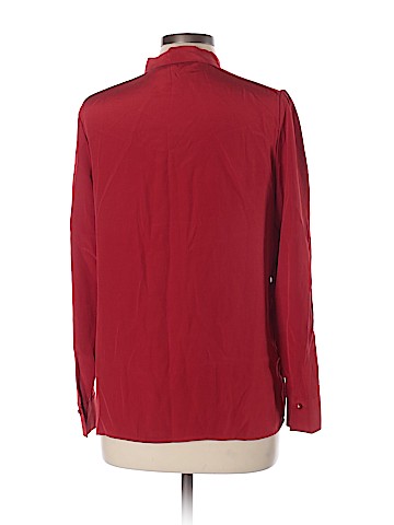 Marc by Marc Jacobs Long Sleeve Silk Top (view 2)