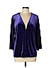 Joan Rivers Purple Cardigan Size L (petite) - photo 1