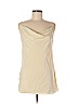 Derek Lam 100% Silk Yellow Sleeveless Silk Top Size 8 - photo 1