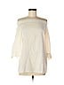 Theory 100% Cotton White 3/4 Sleeve Blouse Size M - photo 1