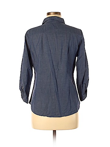 Ann Taylor LOFT Outlet 3/4 Sleeve Button-Down Shirt (view 2)