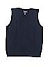 Lands' End 100% Cotton Blue Sweater Vest Size M (youth) - photo 1