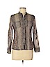 MICHAEL Michael Kors Brown Long Sleeve Button-Down Shirt Size 6 (petite) - photo 1