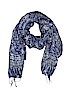 San Lorenzo 100% Silk Print Blue Silk Scarf One size - photo 1