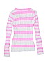 Justice Stripes Pink Pullover Sweater Size 12 - photo 2