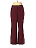 Apostrophe Burgundy Casual Pants Size 10 (petite) - photo 1