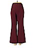 Apostrophe Burgundy Casual Pants Size 10 (petite) - photo 2