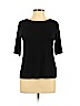 Old Navy Black 3/4 Sleeve T-Shirt Size L (petite) - photo 1