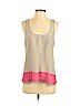 Banana Republic 100% Silk Tan Sleeveless Silk Top Size S - photo 1