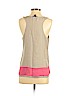 Banana Republic 100% Silk Tan Sleeveless Silk Top Size S - photo 2