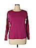 Lands' End 100% Cotton Purple Long Sleeve T-Shirt Size XL - photo 1