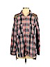 Free People Pskaufman 100% Cotton Red Long Sleeve Button-Down Shirt Size S (petite) - photo 1