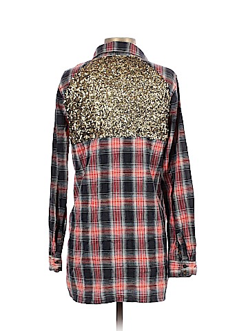 Free People Pskaufman Long Sleeve Button-Down Shirt (view 2)