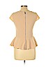 Alice + Olivia Tan Short Sleeve Blouse Size L - photo 2