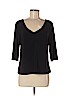 Travelsmith Black 3/4 Sleeve Top Size M (petite) - photo 1