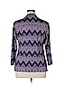 Ellie Kai Blue 3/4 Sleeve Blouse Size 14 - photo 2